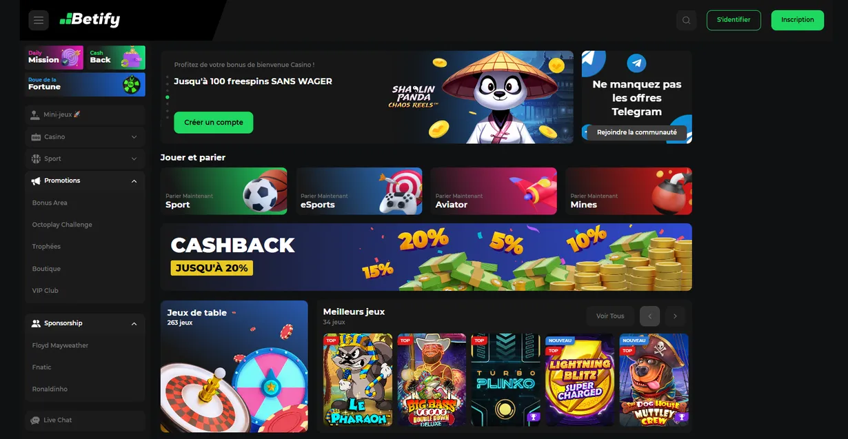 Application mobile Yonibet